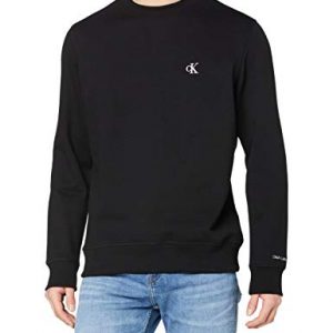 Calvin Klein Jeans Pullover Herren Ck Essential Reg Cn Schwarz