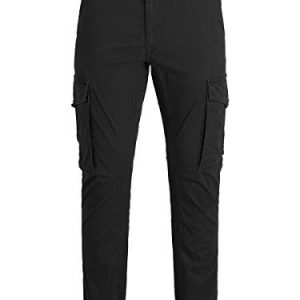 JACK & JONES Cargohose Herren Paul Flake AKM 542 Schwarz