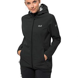 Jack Wolfskin Jacke Damen Northern Point Schwarz (Funktionsjacke, Regenjacke)