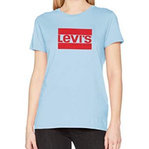 Levi’s T-Shirt Damen The Perfect Tee Blau
