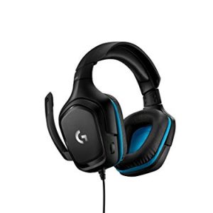 Logitech Gaming-Headset G432 Kabel 7.1 Surround Sound Blau (Kopfhörer)