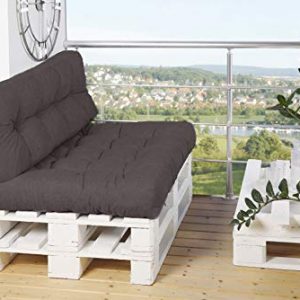 Quantum Interior Palettenkissen, Rückenlehne 120x80x18 cm (Sitzkissen)