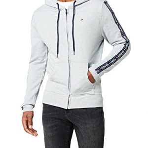 Tommy Hilfiger Herren Kapuzenjacke Hoody Ls Hwk Weiß