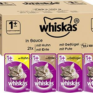 Whiskas Katzenfutter 84x100g Nassfutter