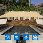 Innoo Tech Sonnensegel 2x3m Sonnenschutz Sonnensegel, beige – 24% sparen