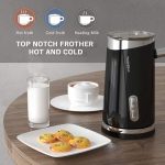 HadinEEon Milchaufschäumer 300ml, 500W Elektrisch – ganze 32% günstiger