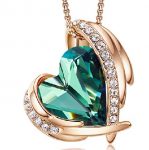 CDE Halskette in Herzform für Damen, Rosegold – spare 54%