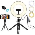 Creatck Ringlicht mit Stativ, 3 Farbe und 10 Helligkeitsstufen – spare 29%