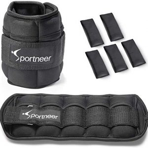 Sportneer Gewichtsmanschetten, Fuß-/Handgelenkgewicht (454 g bis 3,18 kg)