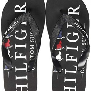 Tommy Hilfiger Herren Flip-Flops Nautical Print Beach