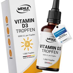 Wehle Sports Vitamin D3 Tropfen 5000 IE