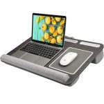 HUANUO Laptopunterlage für max. 17 Zoll Notebook, inkl. Tablet- und Telefonhalter