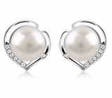 B.Catcher Perlen Ohrringe Damen 925 Sterling Silber