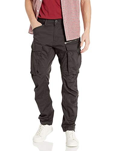 G-STAR RAW Cargohose Herren Rovic Zip 3D Straight Tapered Schwarz (Hose)