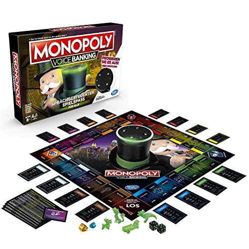 Hasbro Gaming Brettspiel Monopoly Voice Banking