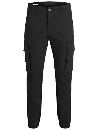 JACK & JONES Cargohose Herren Paul Flake AKM 542 Schwarz