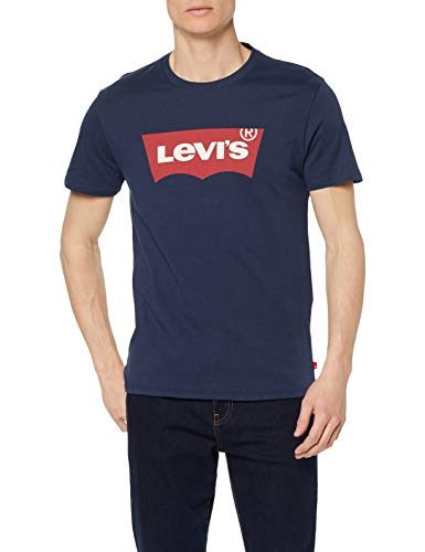 Levi’s T-Shirt Herren Graphic Set-in Neck Blau