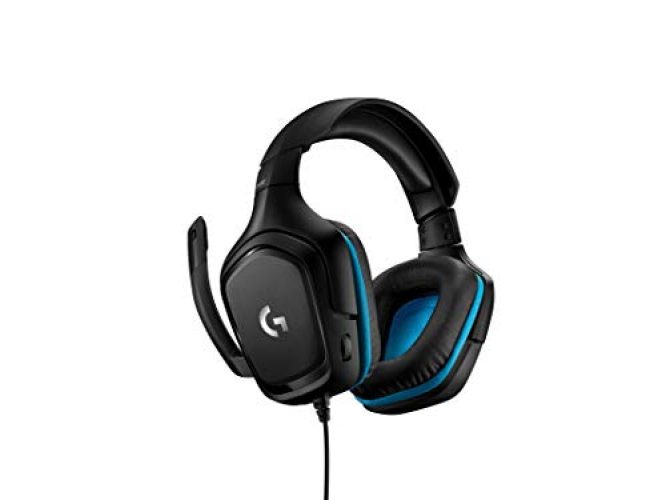 Logitech Gaming-Headset G432 Kabel 7.1 Surround Sound Blau (Kopfhörer)