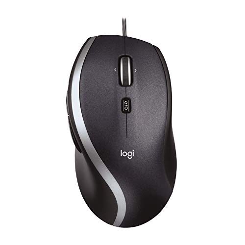 Logitech M500 PC-Maus mit Kabel, USB-Anschluss, schwarz