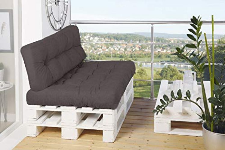 Quantum Interior Palettenkissen, Rückenlehne 120x80x18 cm (Sitzkissen)