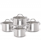 Prestige Edelstahl Topf Set, 4 Edelstahl Töpfe mit Deckel nur 70,54€
