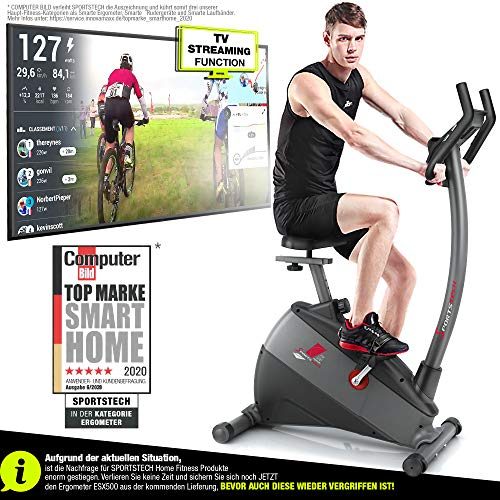 Sportstech Ergometer ESX500 (Fitness-Bike, Heimtrainer)