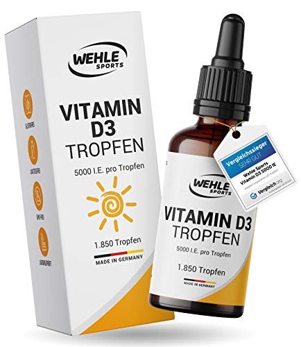 Wehle Sports Vitamin D3 Tropfen 5000 IE