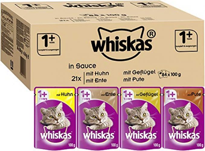 Whiskas Katzenfutter 84x100g Nassfutter